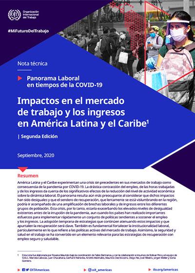 Panorama Laboral en tiempos de la COVID-19: Impactos en el mercado de trabajo y los ingresos en América Latina y el Caribe [Segunda edición]